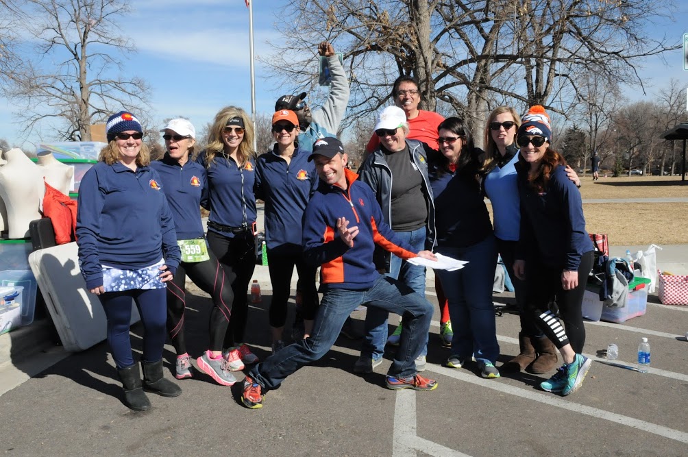 Really these folks are a hoot to work with. Hal Sports Team posing